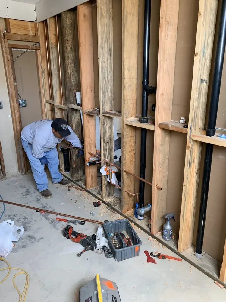 Commercial rough-in plumbing for Gas Line Repair in Houck Manor